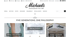 Desktop Screenshot of michaelsjewelers.com