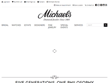 Tablet Screenshot of michaelsjewelers.com